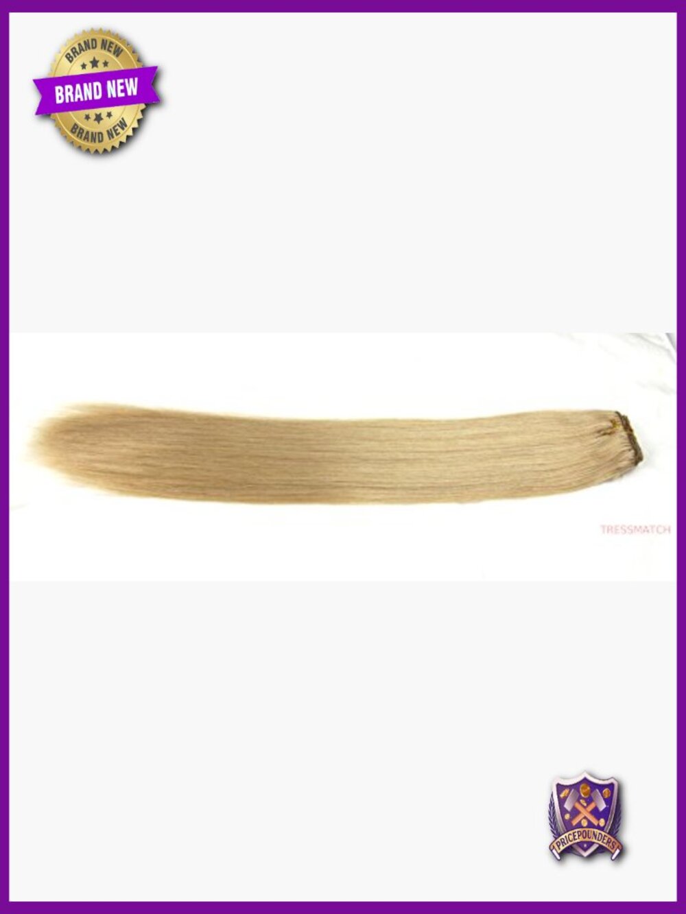 18" Remy Human Hair Clip In Extensions 9 Piece Full Head Set Thick Double Drawn - Picture 4 of 6